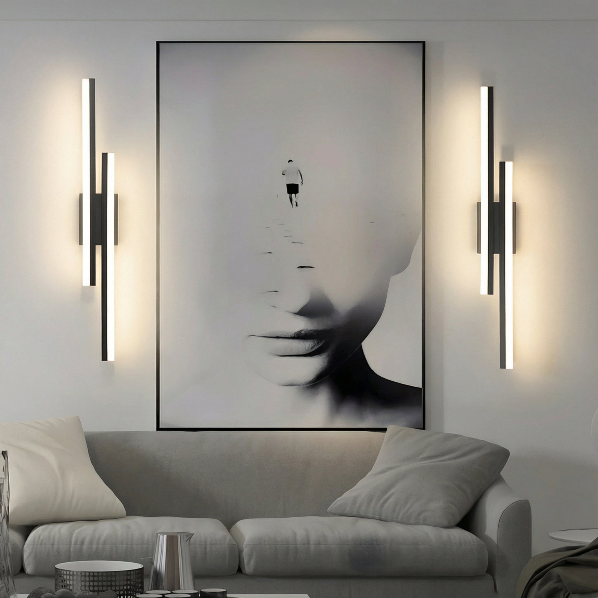 Freyza - Linear LED Wall Sconce Modern Minimalist Nordic Aluminum 50-65cm