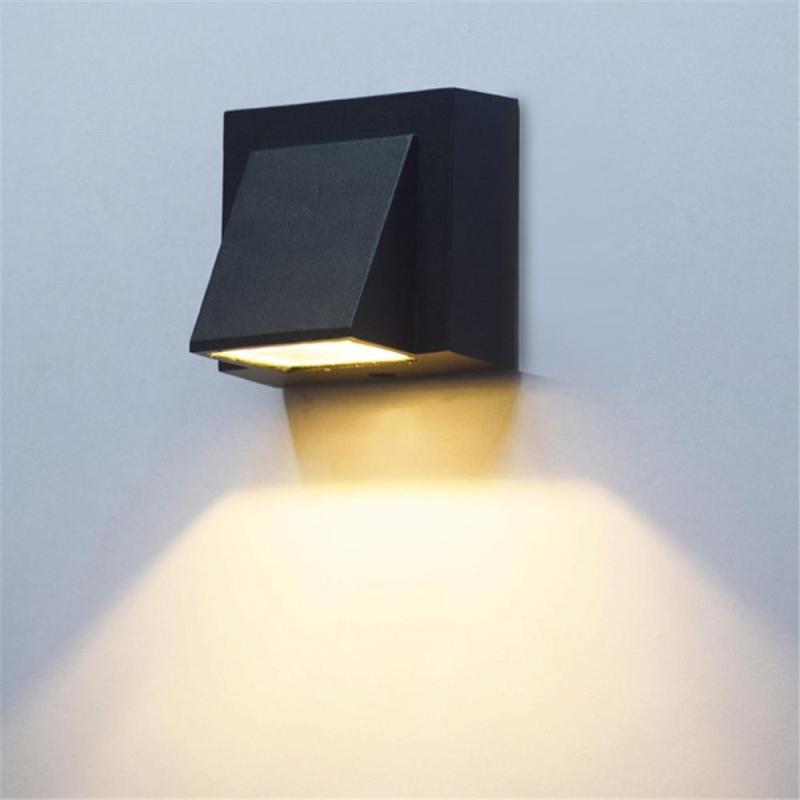 Freyza | Vexto Applique murale extérieure noire moderne – Porche de jardin moderne extérieur