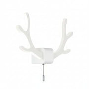 Freyza - LED Wall Sconce Light – Modern Antler Iron Pull Switch (30x20cm / 12x8in)