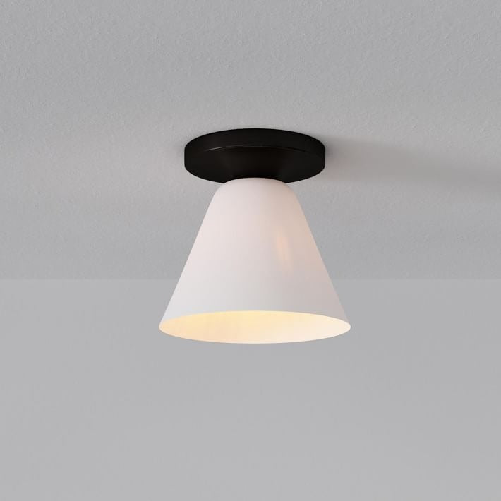 Freyza | Glass Flush Mount Ceiling Light – Modern Bedroom Hallway Kitchen