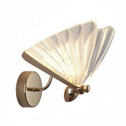 Freyza - LED Wall Sconce Light – Modern Butterfly Acrylic Gold (25x19cm / 9.8x7.5in)