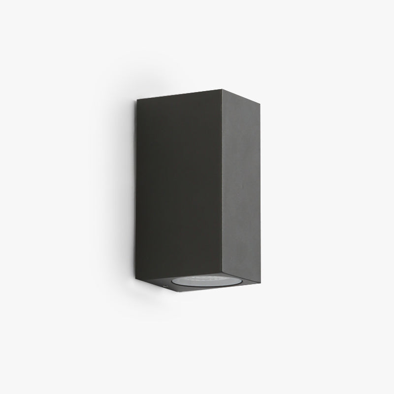 Freyza | Tavon minimalistische schwarze Metall-Außenwandlampe – minimalistisches Licht für Garten und Außenbereich
