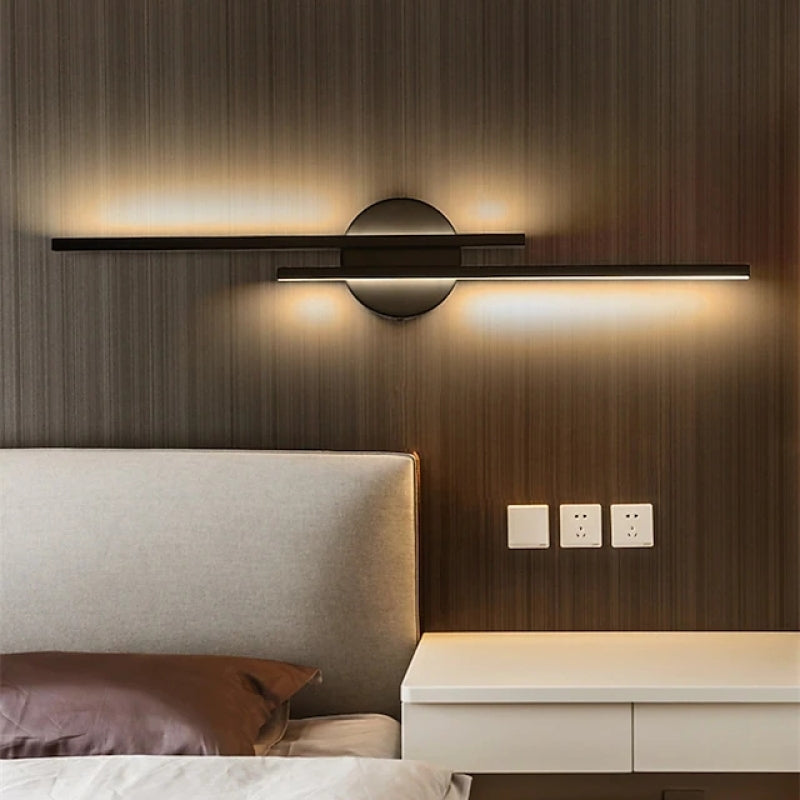 Freyza | Applique murale d’intérieur nordique moderne noire et blanche Elgo – Chambre et salon modernes