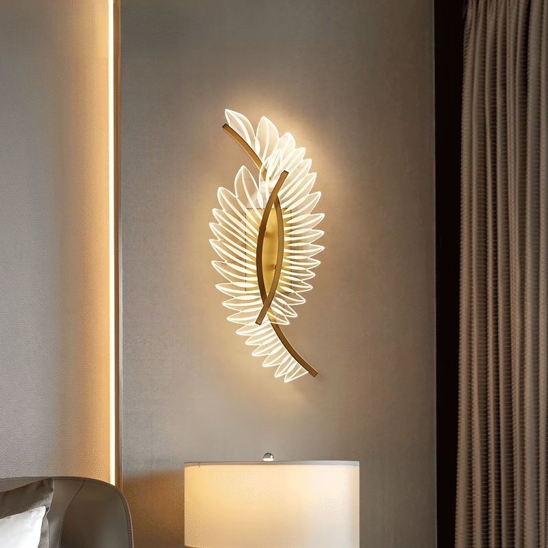 Freyza | Applique murale intérieure moderne en cristal doré Kristy – Chambre et salon modernes