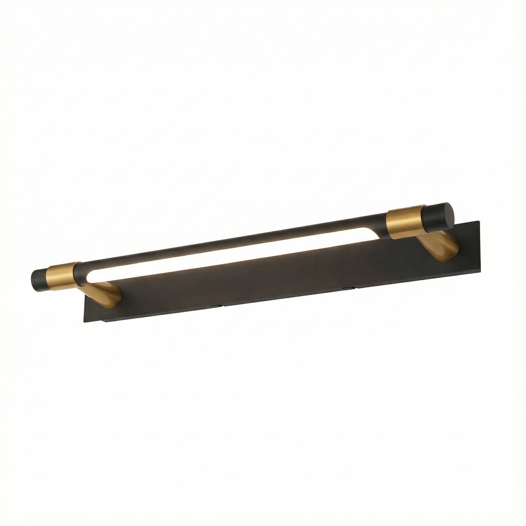 Freyza - LED Bathroom Vanity Light Wall Lamp Brushed Copper Black Mirror Cabinet 48cm-81cm
