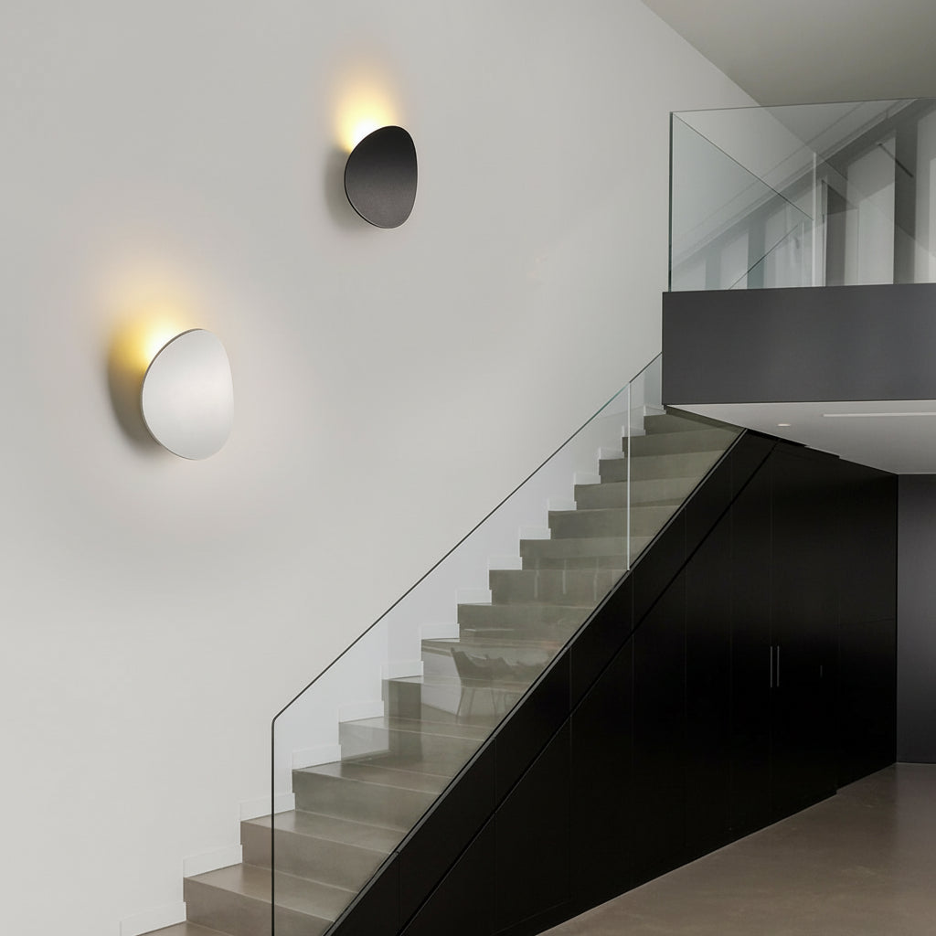 Freyza - Wasserdichte Aluminium 7W LED-Wandleuchte für Innen und Außen, Downlight, warmweiß