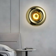 Freyza - Modern Lava Glass LED Wall Sconce – Creative Melting Art Wall Light (Gold/Silver/Rose Gold)