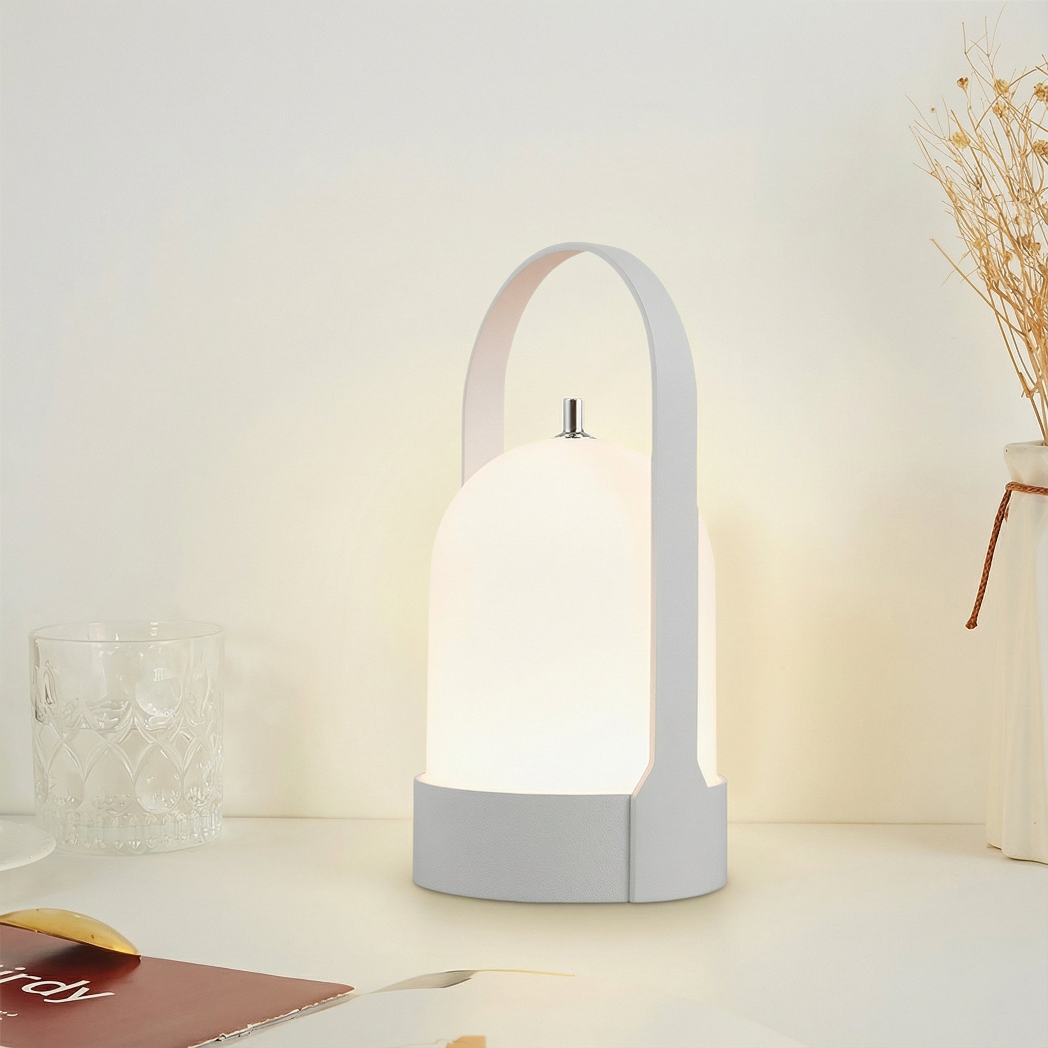 Freyza - LED Lantern Table Lamp Cordless USB Rechargeable Dimmable 22cm / 8.6in