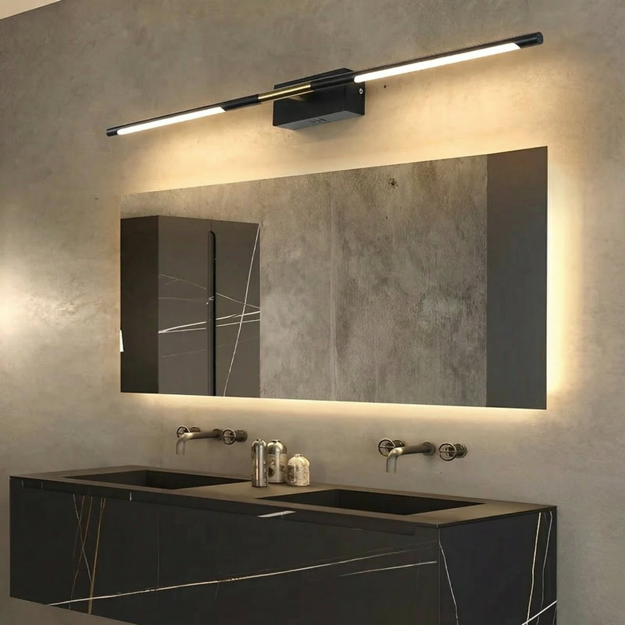 Freyza - LED Mirror Light Bar Waterproof Bathroom Vanity Sconce Wall Lamp 60cm-100cm 6W-12W