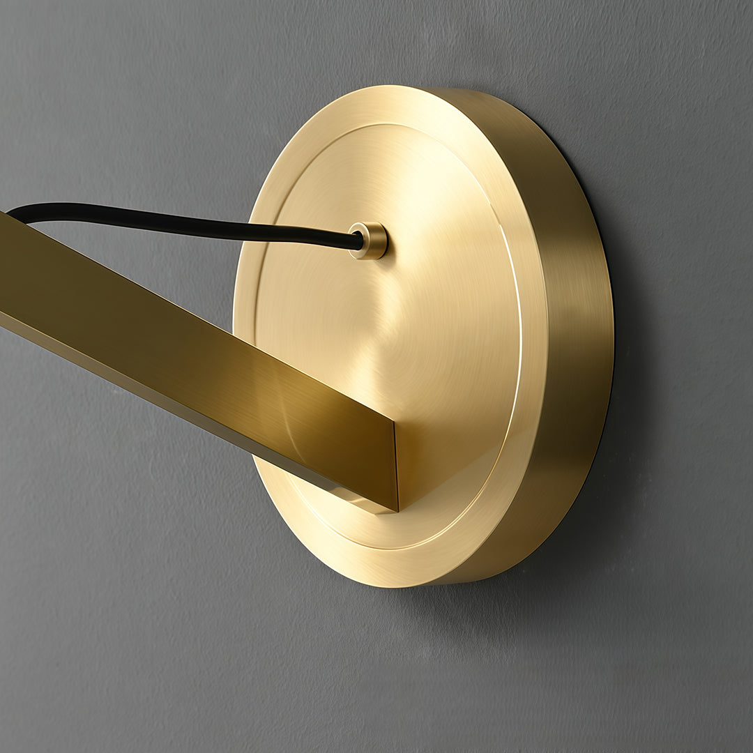 Freyza - LED Wall Sconce – Minimalist Brass Glass Globe Pendant G9 (12x45cm)