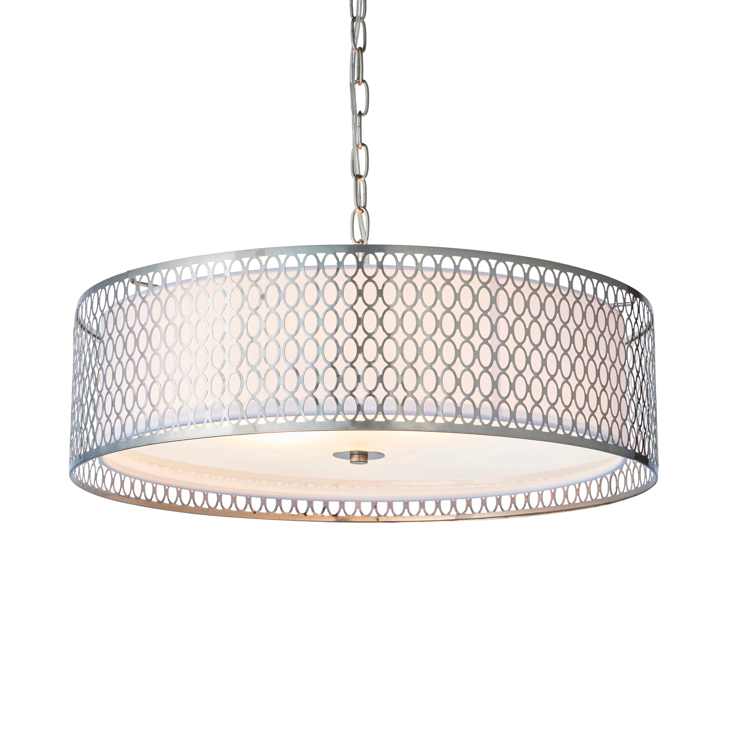 Freyza - Endon Cordero 3lt Pendant Satin Nickel