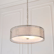 Freyza - Endon Cordero 3lt Pendant Satin Nickel