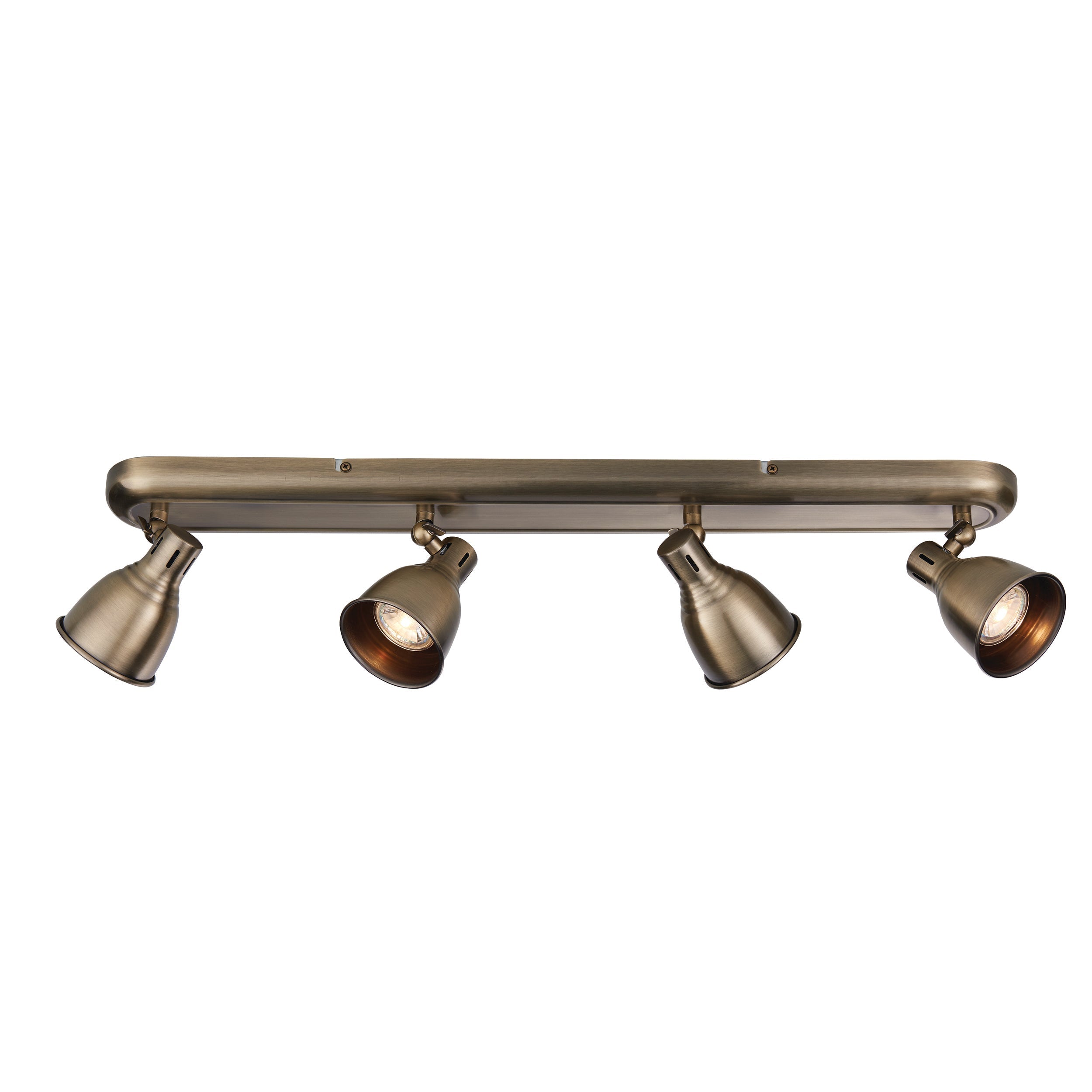Freyza - Endon Westbury 4 Bar Spot Antique Brass