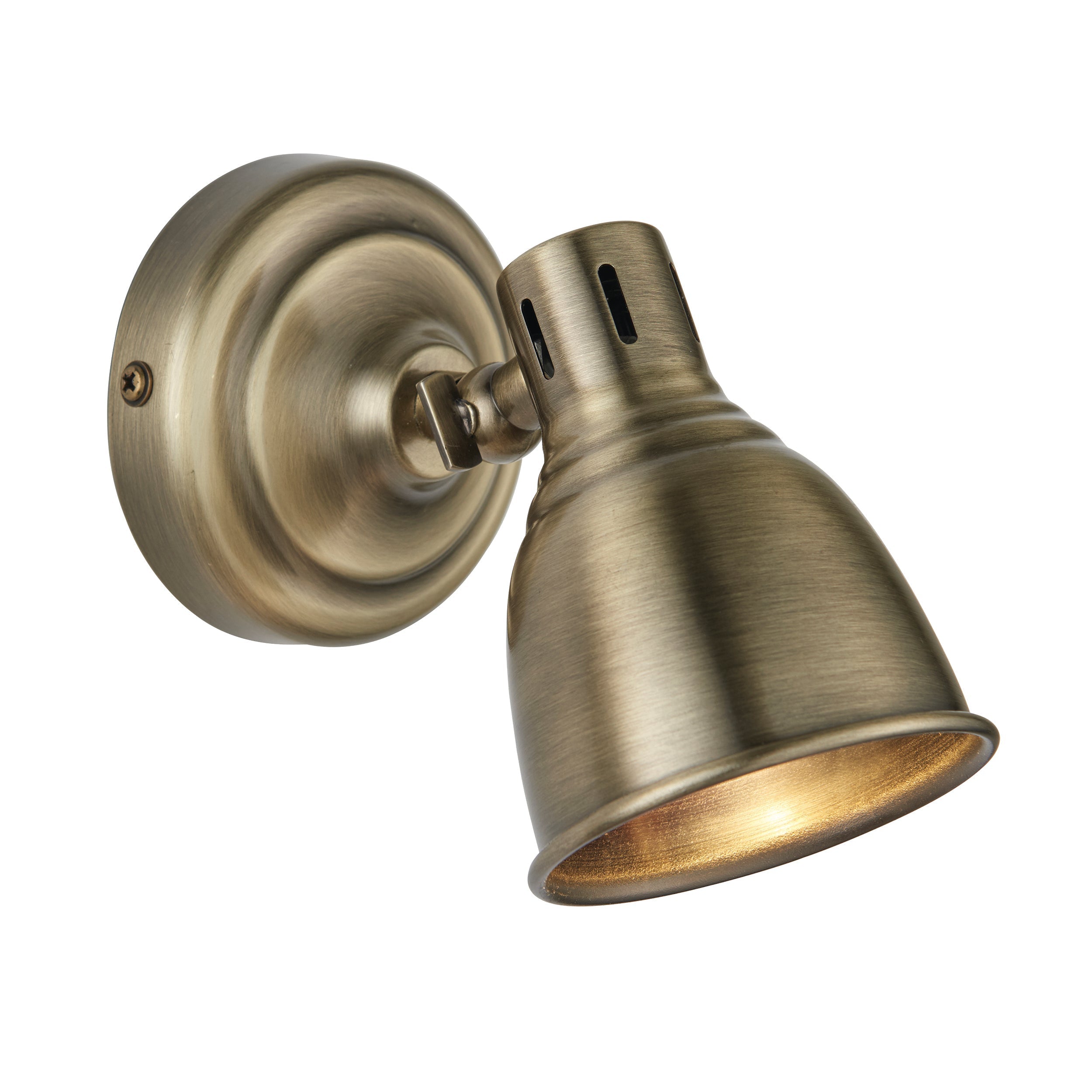 Freyza - Spot simple Endon Westbury en laiton antique