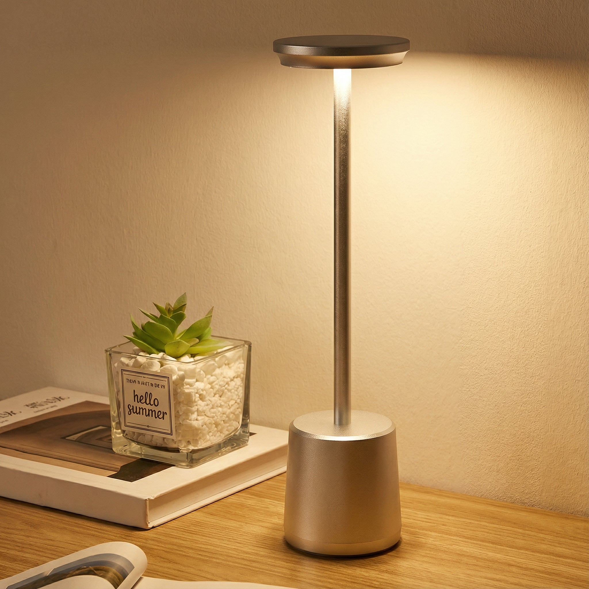 Freyza - LED Table Lamp Cordless Rechargeable Touch Dimming Portable 34cm / 13.4in