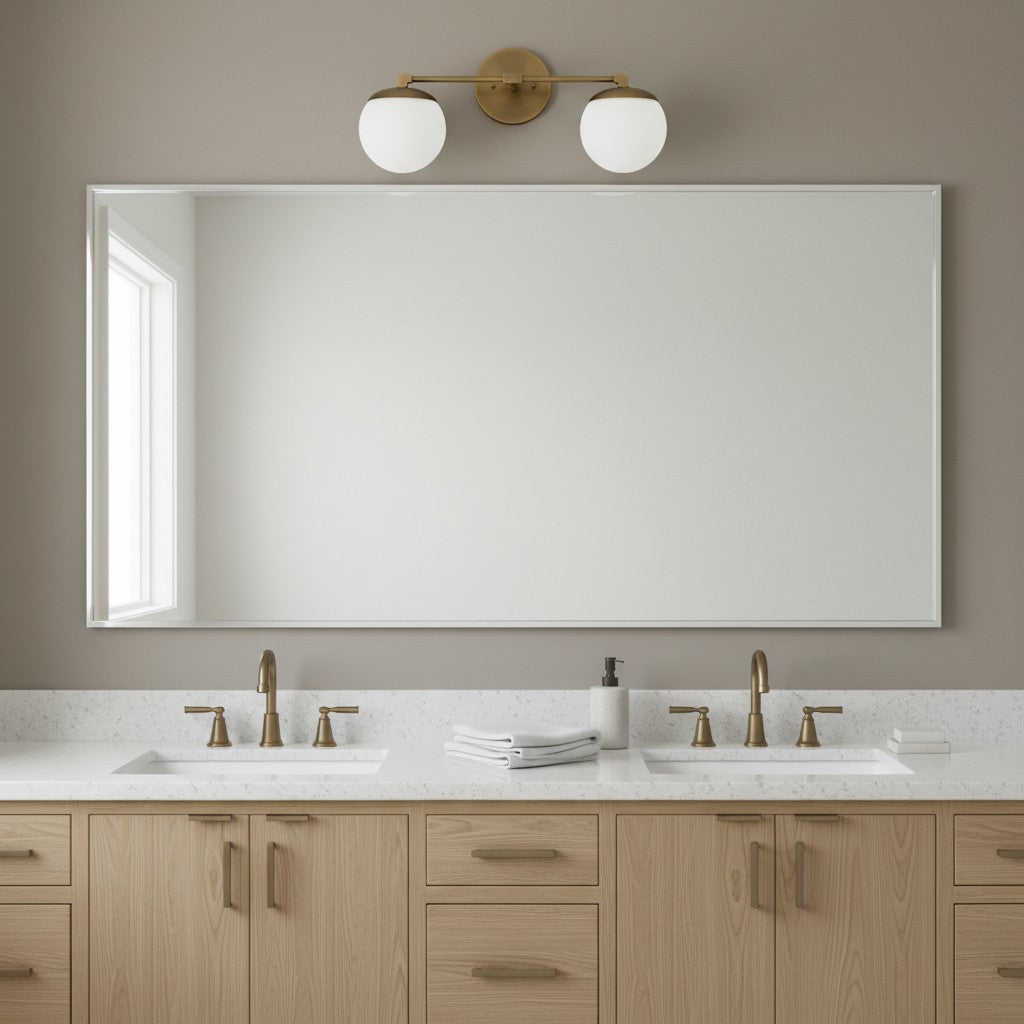 Freyza | Brass Glass Wall Sconce – Living Room Hallway