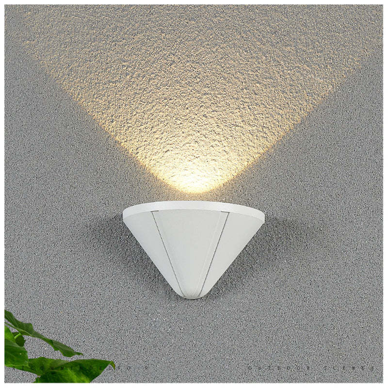 Freyza | Applique murale extérieure noire – Éclairage moderne pour jardin, porche et extérieur