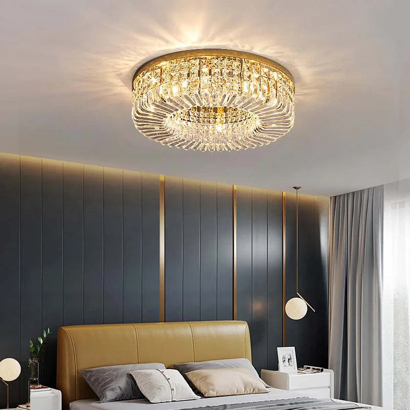 Freyza | Plafonnier encastré en cristal – Chambre, couloir, cuisine