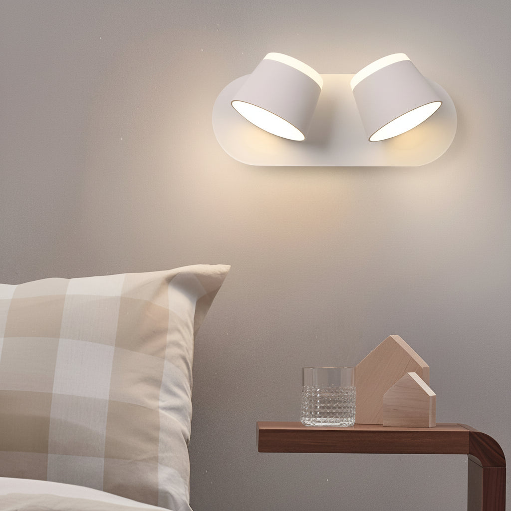 Freyza - LED Wall Sconce – Adjustable Up Down Light Black Aluminum (13cm / 5in)