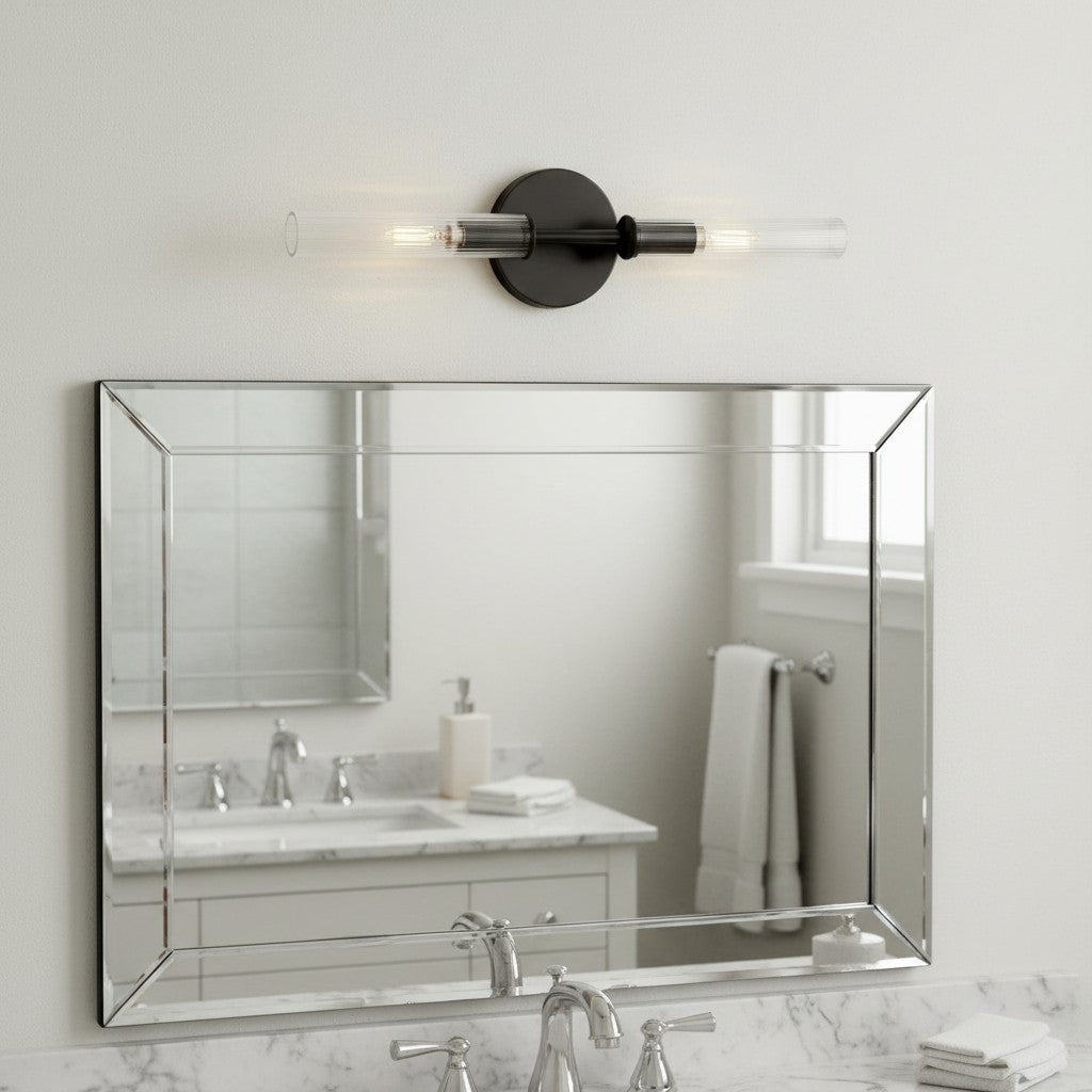 Freyza | 1-Light Glass Wall Light – Bedroom Hallway