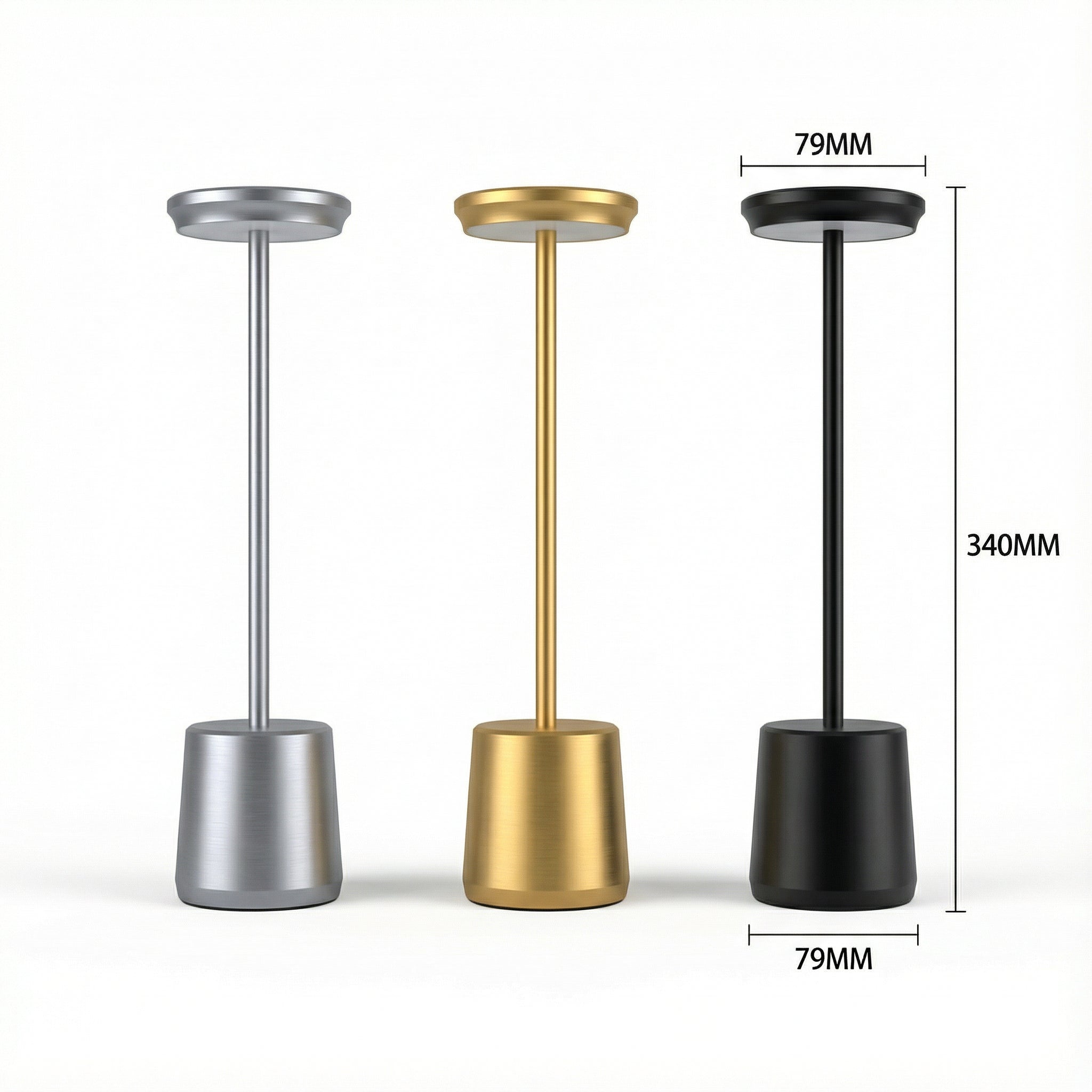 Freyza - LED Table Lamp Cordless Rechargeable Touch Dimming Portable 34cm / 13.4in