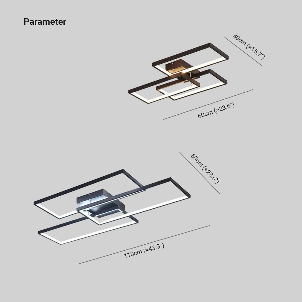 Freyza | Plafonnier à montage affleurant – Chambre, couloir, cuisine