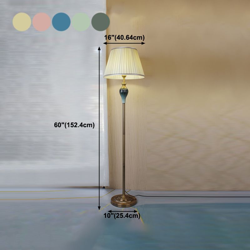 Freyza | Lampadaire en tissu à éclairage multiple – Salon Chambre à coucher