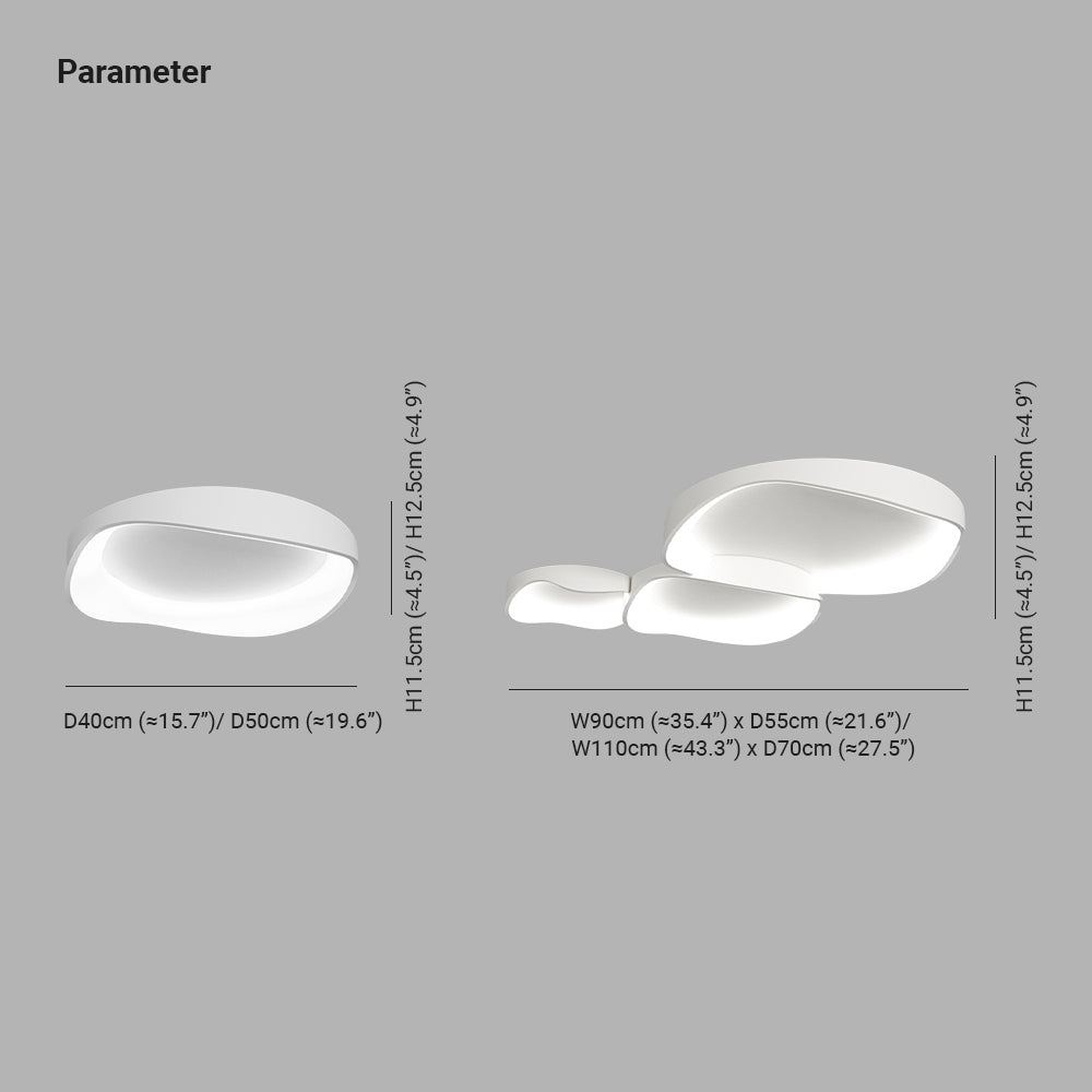 Freyza | Plafonnier encastré – Moderne, pour chambre, couloir et cuisine