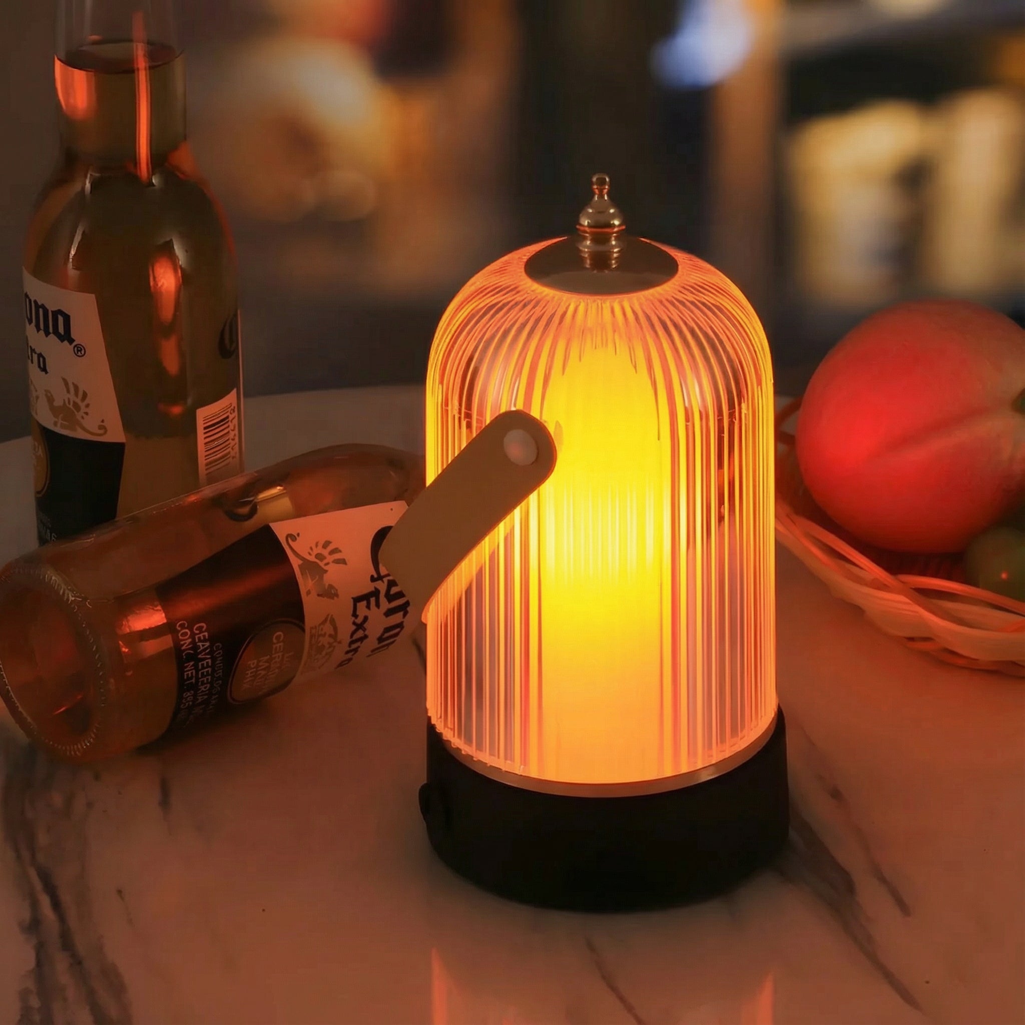 Freyza - LED Table Lamp Birdcage Lantern Portable Cordless Rechargeable Touch Dimmable 24cm / 9.4in