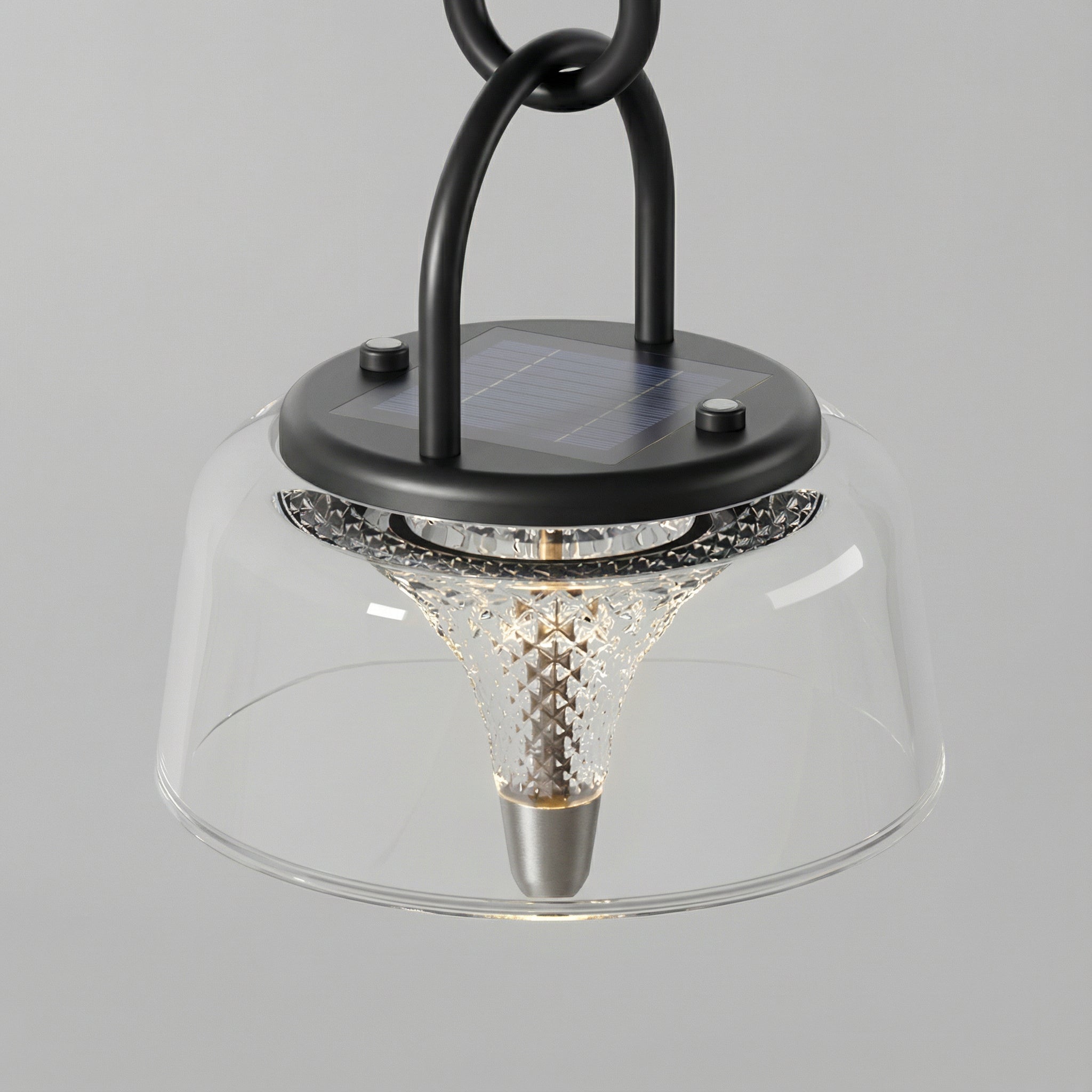 Freyza - Solar Outdoor Pendant Light IP65 Waterproof USB Rechargeable 18-28cm / 7-11in 3-Color Dimming