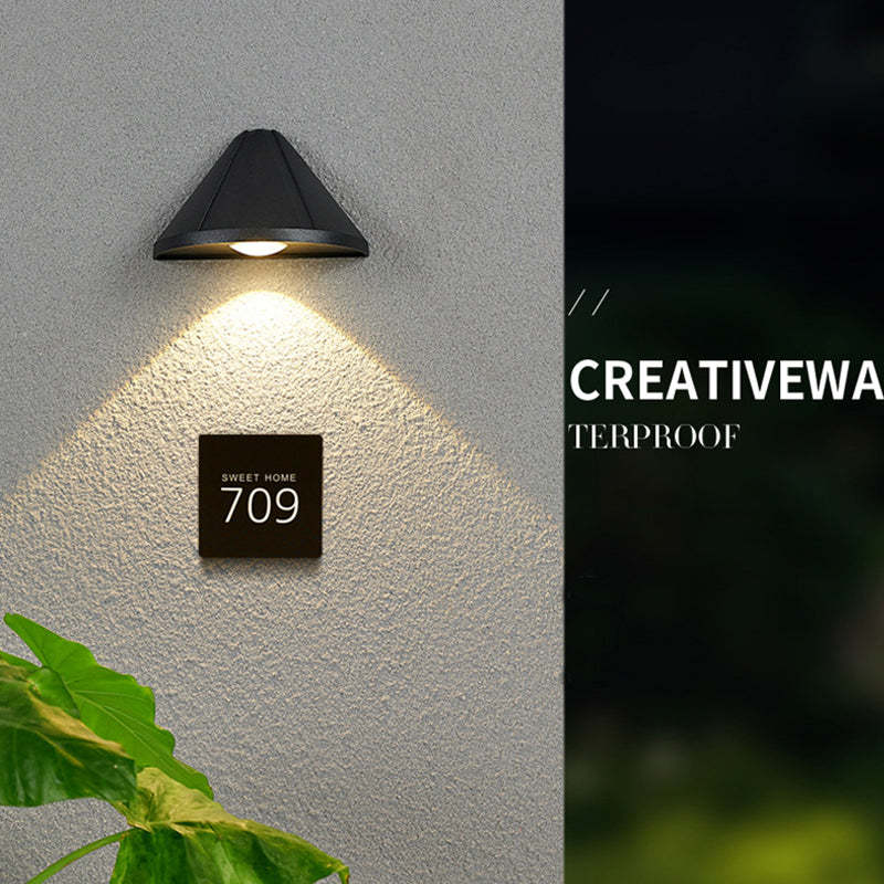 Freyza | Applique murale extérieure noire – Éclairage moderne pour jardin, porche et extérieur