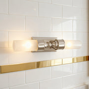 Freyza | Glass Wall Sconce – Contemporary Living Room Hallway