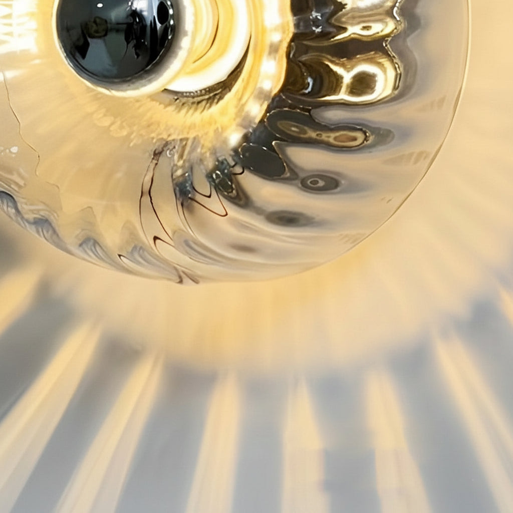 Freyza - LED Wall Sconce Light – Modern Jellyfish Round Glass (16x13cm / 6.3x5.1in)