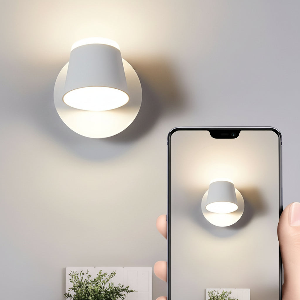 Freyza - LED Wall Sconce – Adjustable Up Down Light Black Aluminum (13cm / 5in)