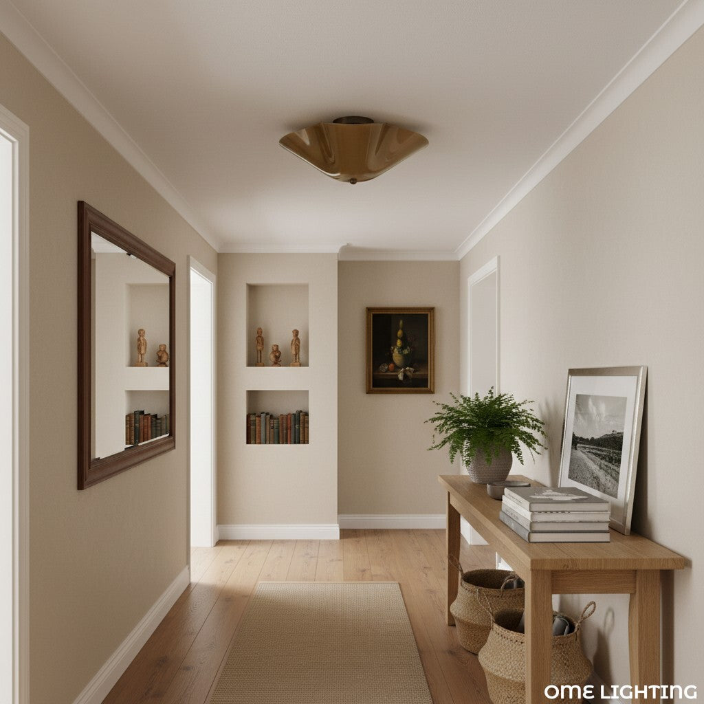 Freyza | Glass Ceiling Light – Bedroom Living Room
