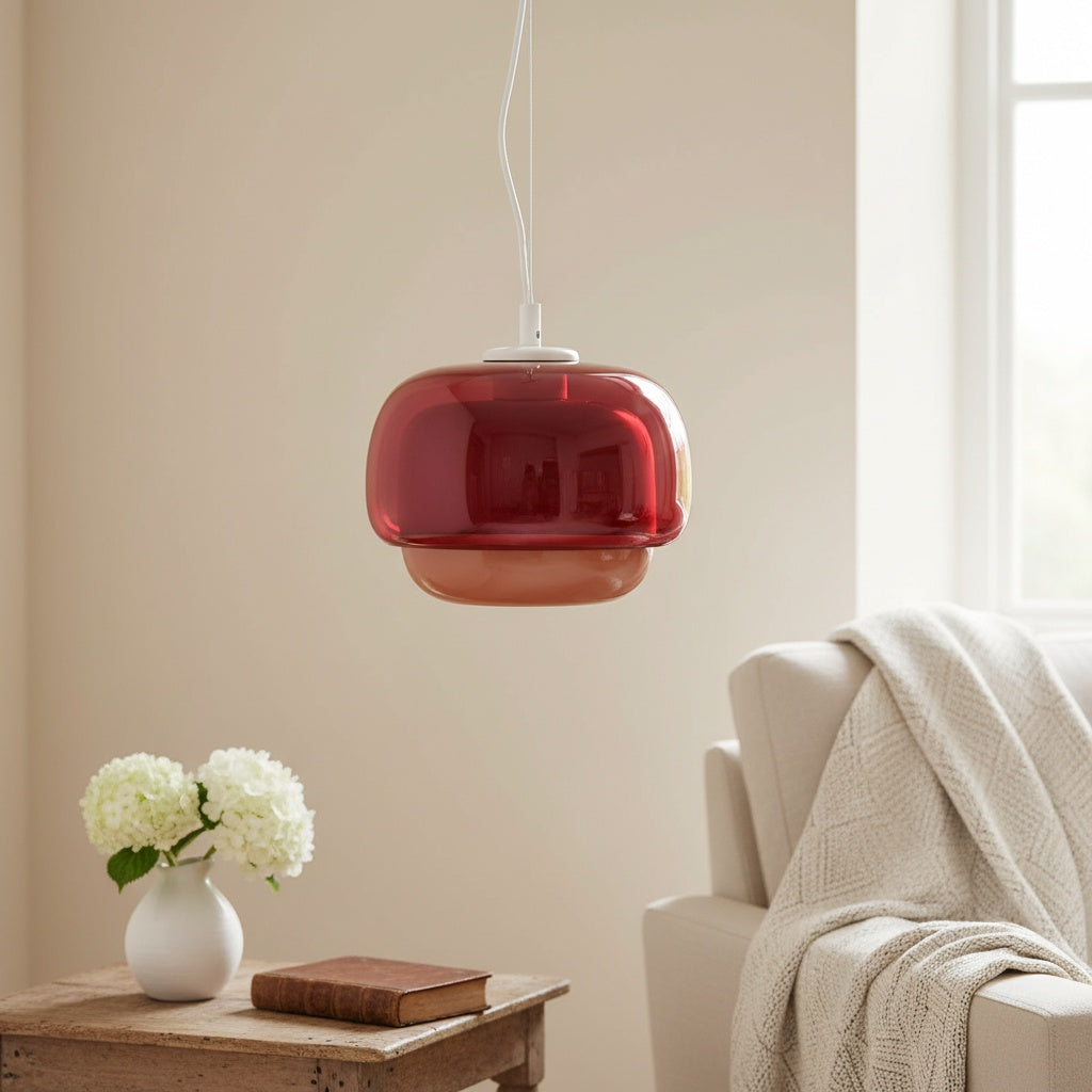 Freyza | Glass Pendant Light – Modern Kitchen Dining Room