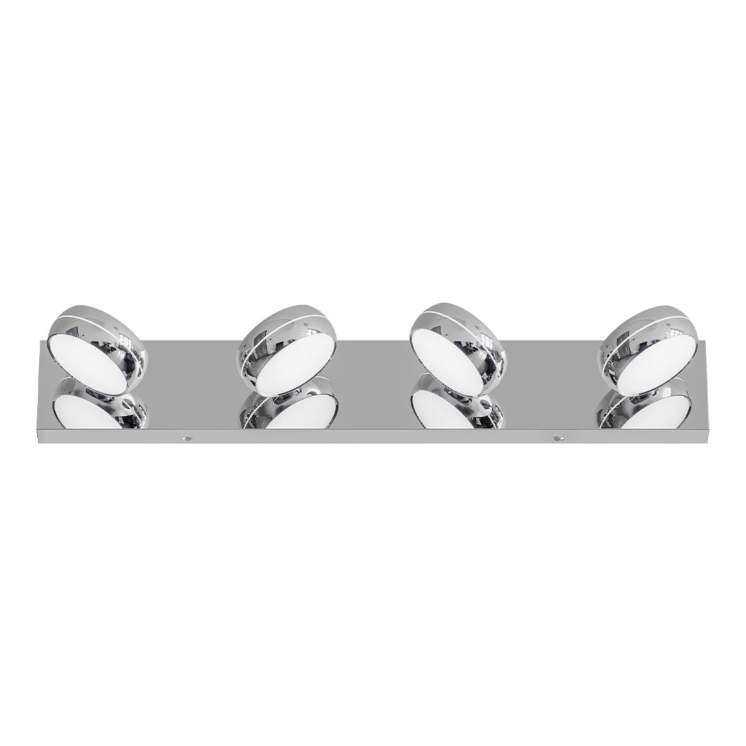 Freyza - Bathroom Vanity Light LED Minimalist Chrome Aluminum 3-6 Heads 6000K Cool White