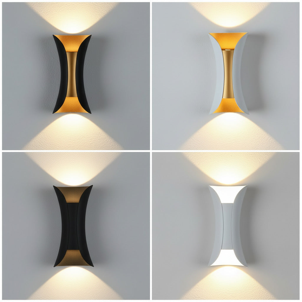 Freyza- Modern Linear LED Wall Sconce - Minimalist Flush Mount with Remote