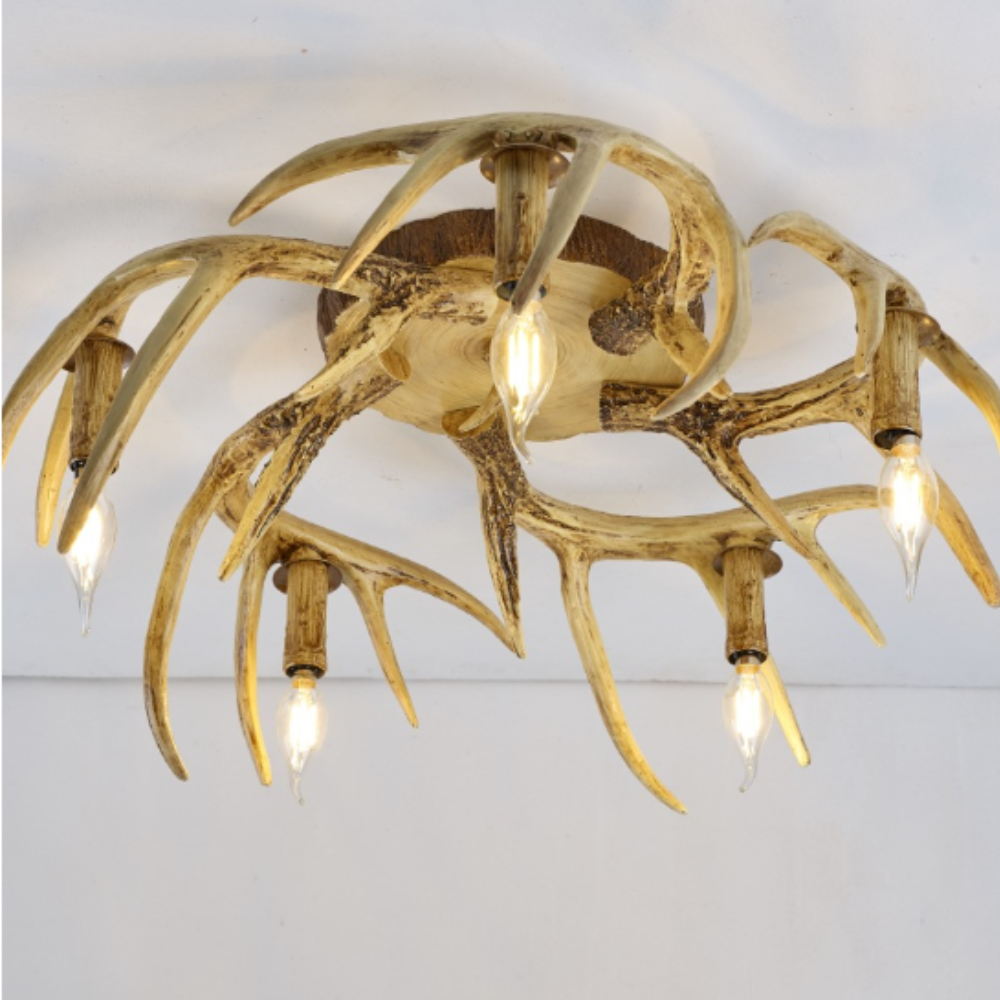 Suspension LED Freyza | Silva en résine, plafonnier affleurant – chambre, couloir, cuisine