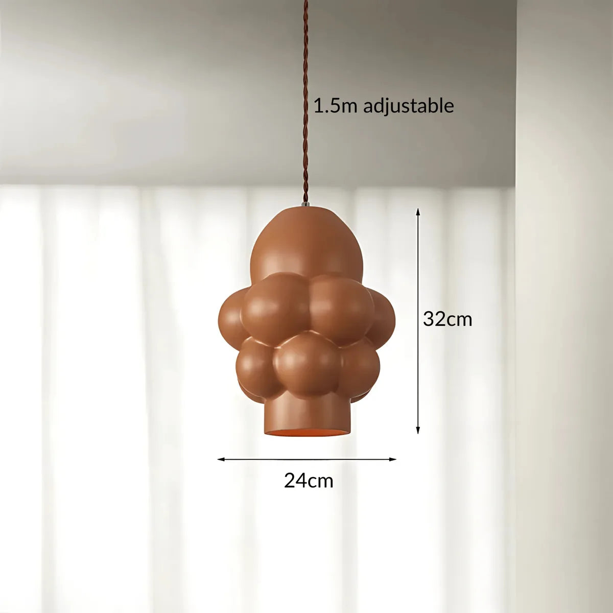 Freyza - Byzantium | Elegant Artistic Resin Pendant Light for Modern Interiors