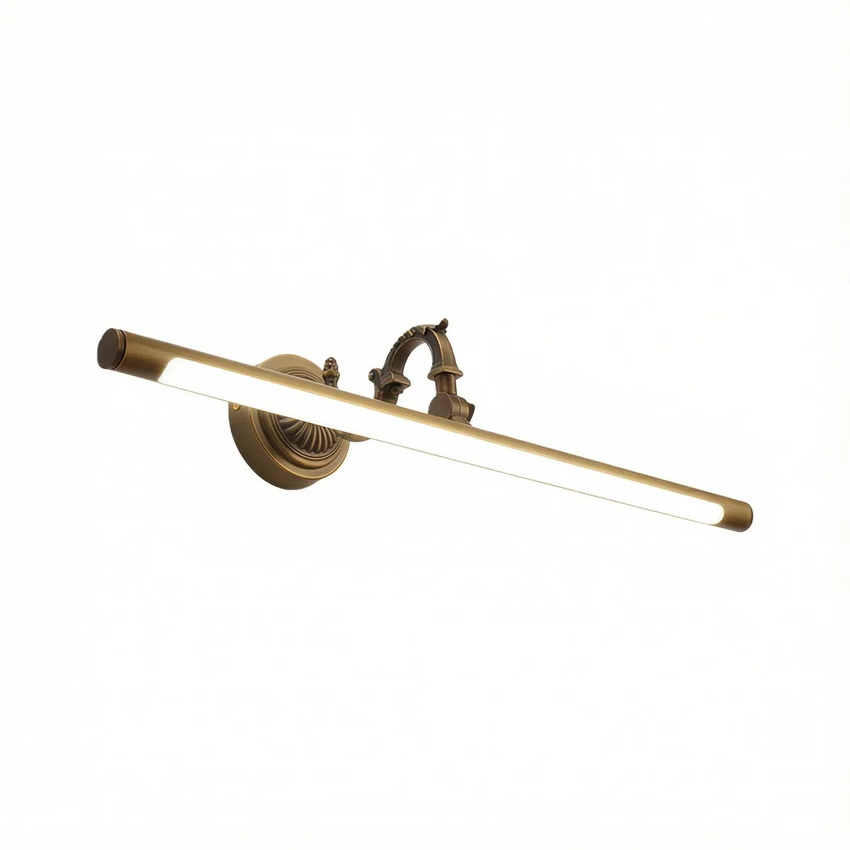 Freyza - Bathroom Mirror Light LED European Style Antique Brass 45-75cm
