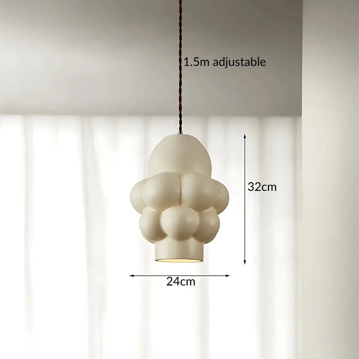 Freyza - Byzantium | Elegant Artistic Resin Pendant Light for Modern Interiors