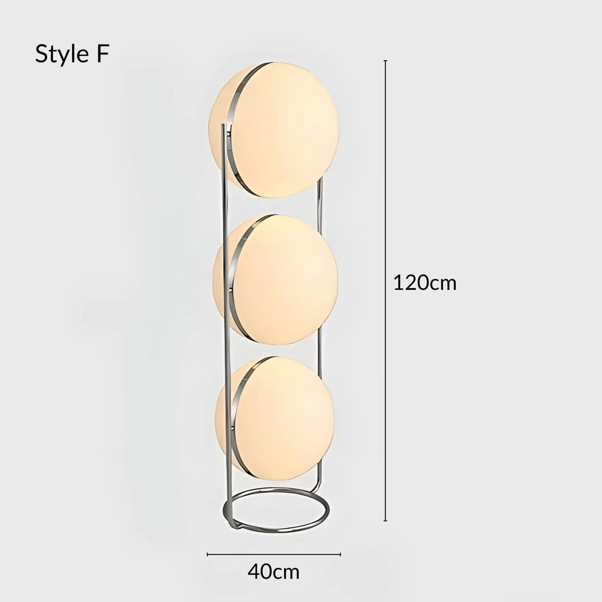 AuraGlow | Elegant Modern Acrylic Standing Floor Lamp with Chrome Base 11