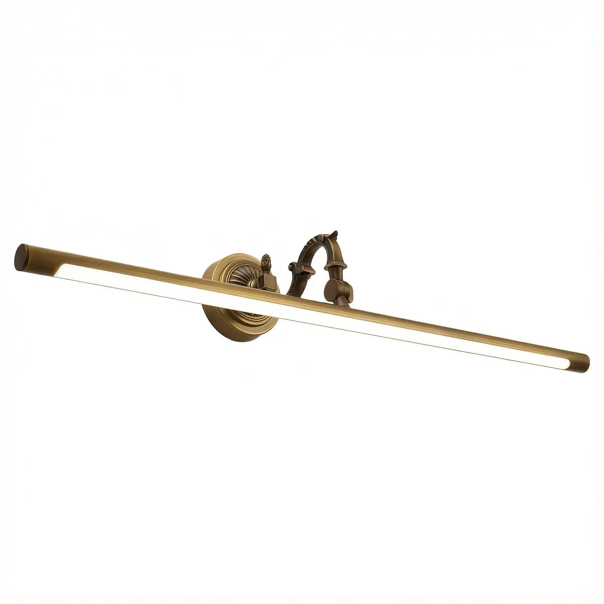 Freyza - Bathroom Mirror Light LED European Style Antique Brass 45-75cm