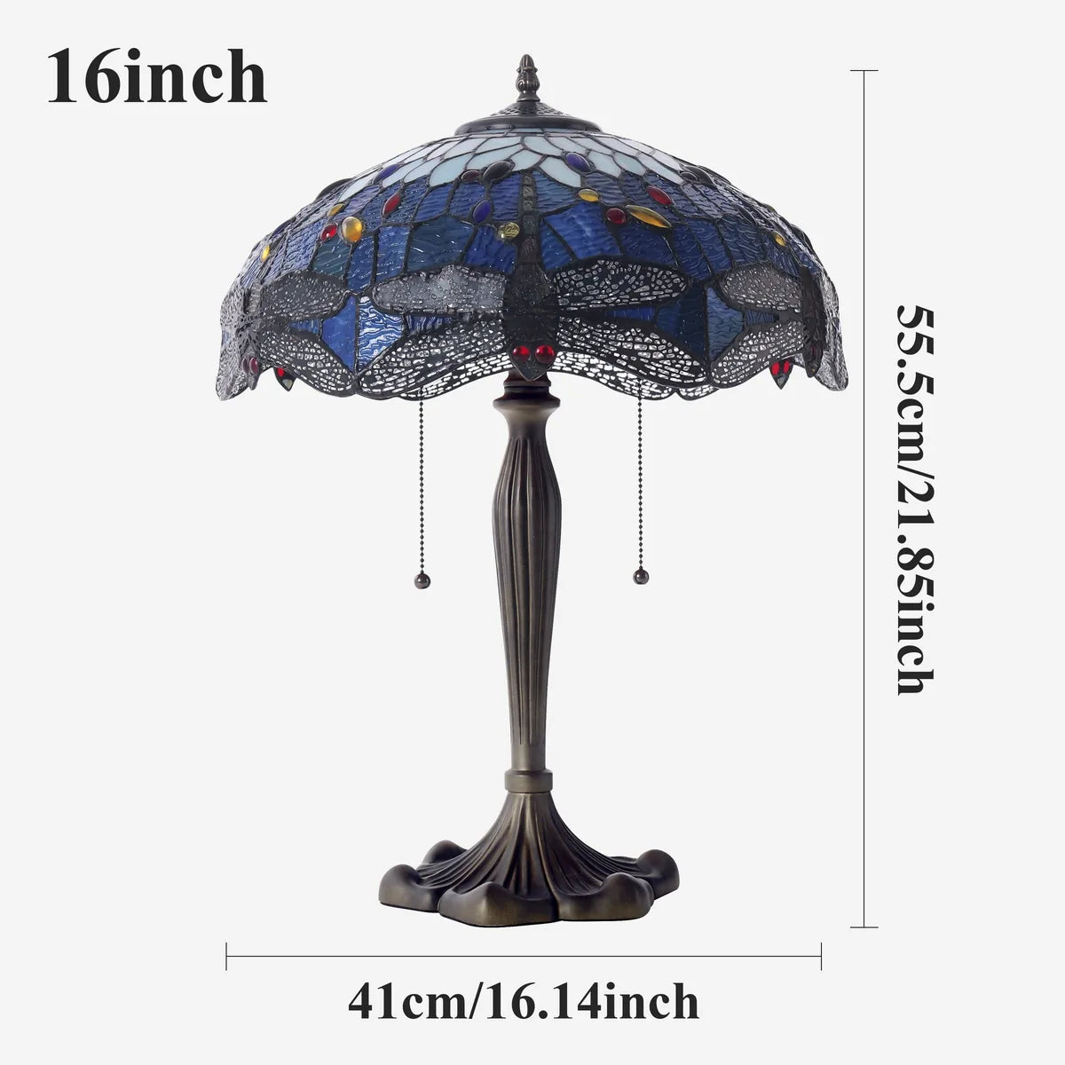 ArtisanGlow | Elegant Handcrafted Stained Glass Table Lamp 12