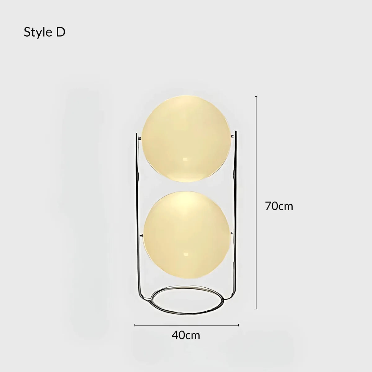 AuraGlow | Elegant Modern Acrylic Standing Floor Lamp with Chrome Base 12