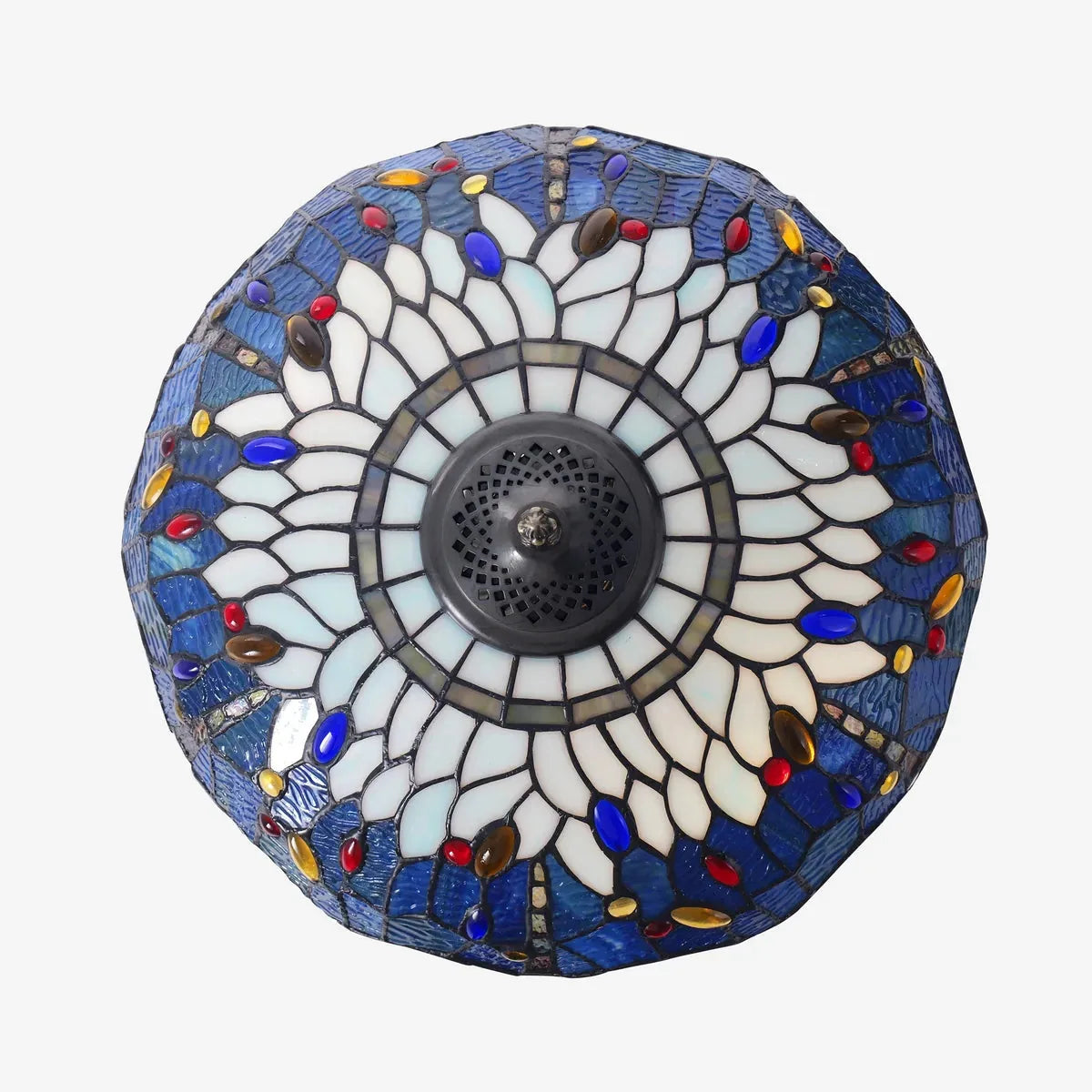 ArtisanGlow | Elegant Handcrafted Stained Glass Table Lamp 14