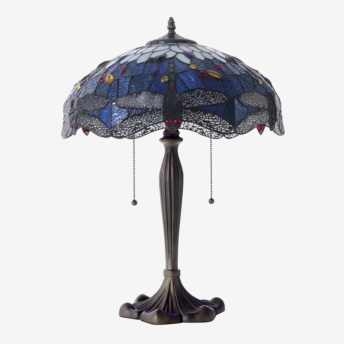 ArtisanGlow | Elegant Handcrafted Stained Glass Table Lamp 16
