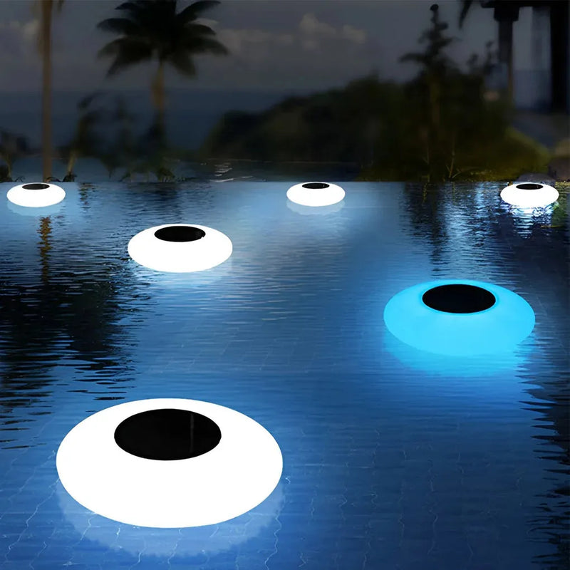 Freyza - AquaLuxe | Lebendige solarbetriebene RGB-Schwimmteichleuchte dimensions