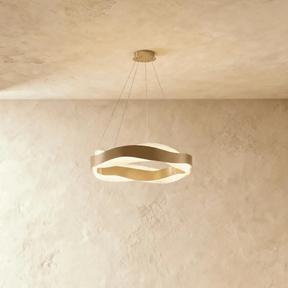 Freyza - AnitaWave | Elegant Modern Stainless Steel LED Chandelier